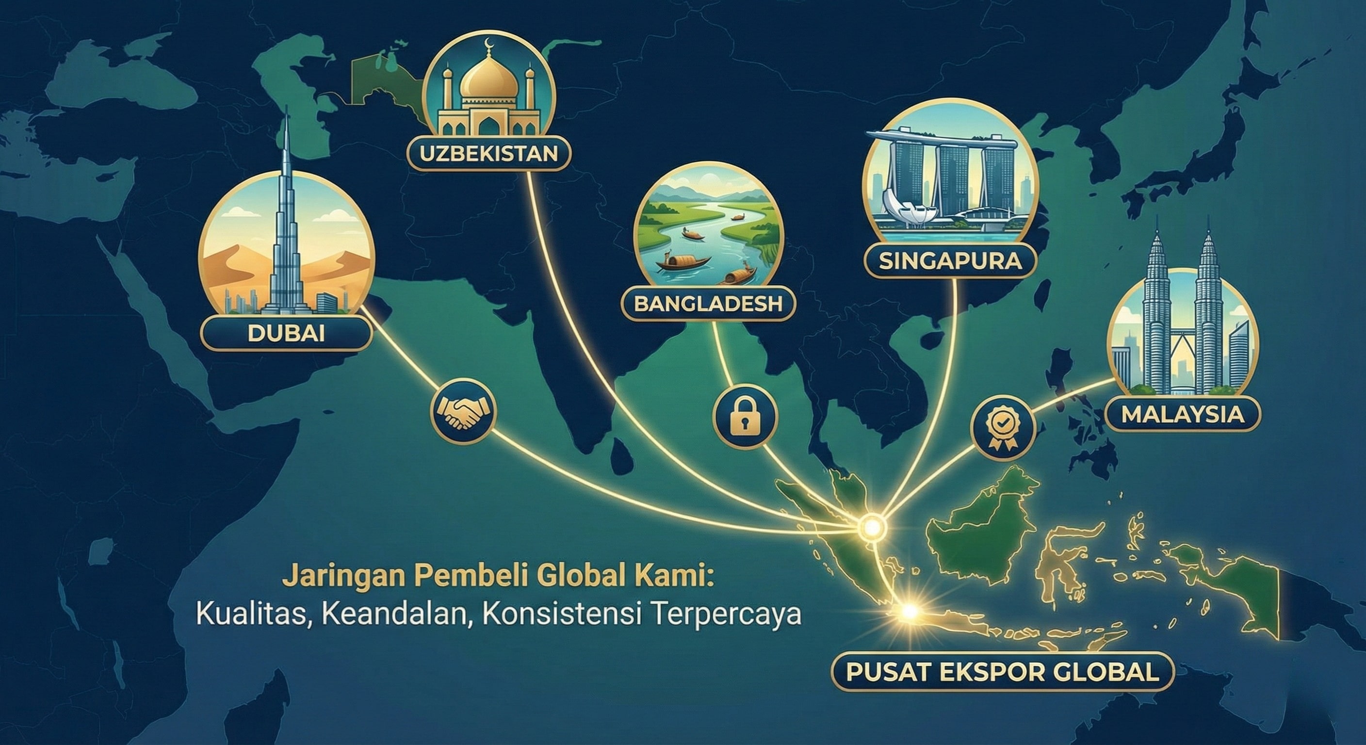 Peta jaringan global